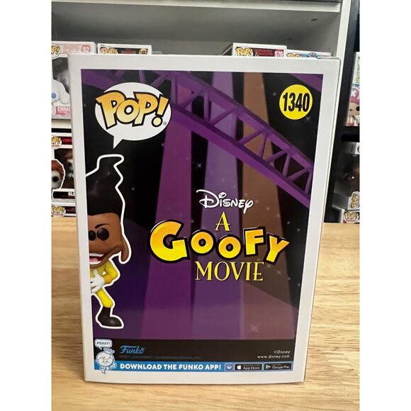 VAULTED OFFICIAL WONDERCON STICKER Powerline Funko Pop #1340 Disney Goofy Movie - Picture 3 of 6